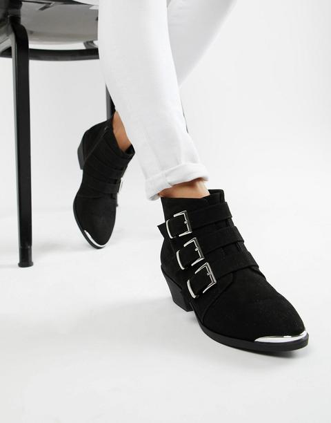 Asos Design – Rhyme – Ankle-boots Im Westernstil