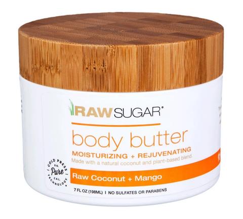 Raw Sugar Raw Coconut + Mango Body Butter - 7 Fl Oz