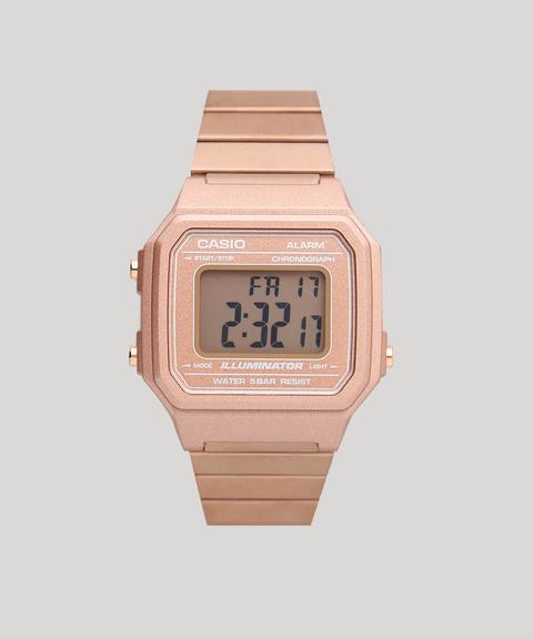 Relógio Digital Casio Feminino - B650wc5adf Rosê