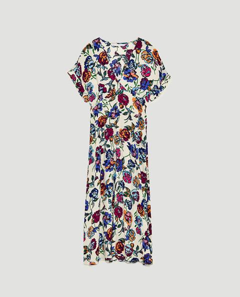 Vestido Midi Flores