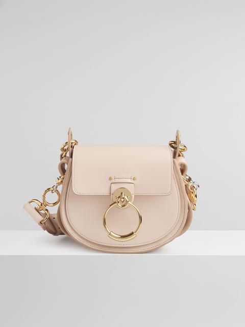 Chloé Small Tess Bag Women's Softy Pink Size Onesize 100% Calf-skin Leather