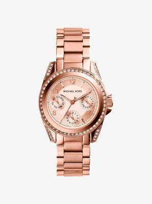 Mini Blair Rose Gold-tone Watch | Michael Kors