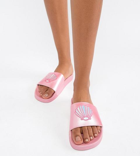 Kaltur - Slider Con Conchiglie Stile Sirena - Rosa