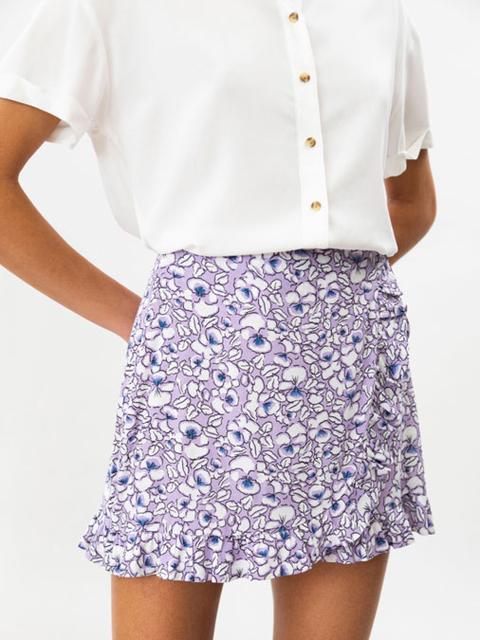 Falda Short Estampada