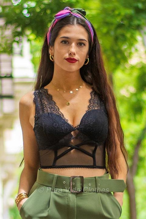 Top Bralette Negro