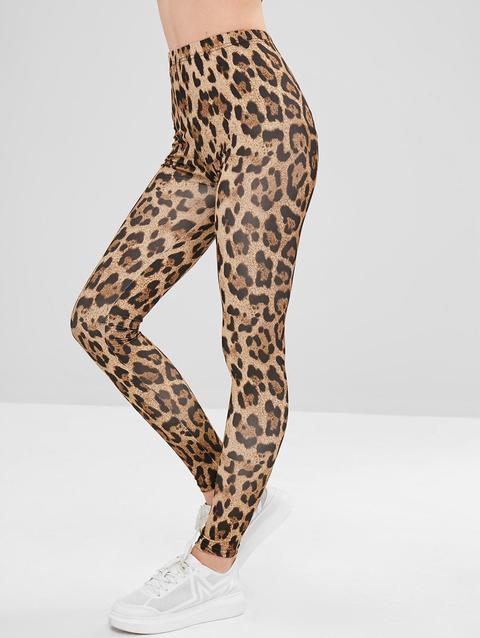 Leggings Stampati Leopardo