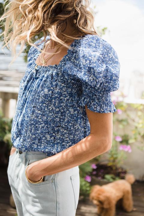 Blusa Mikela Estampado Flores