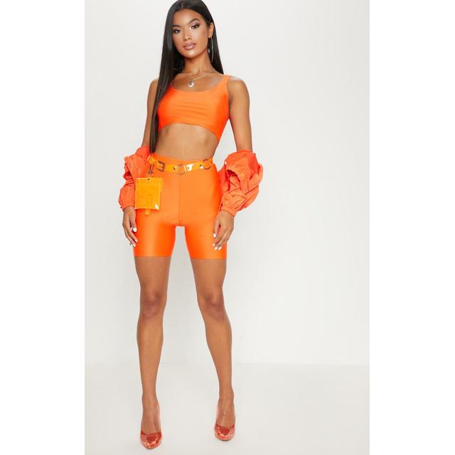 cycling shorts orange