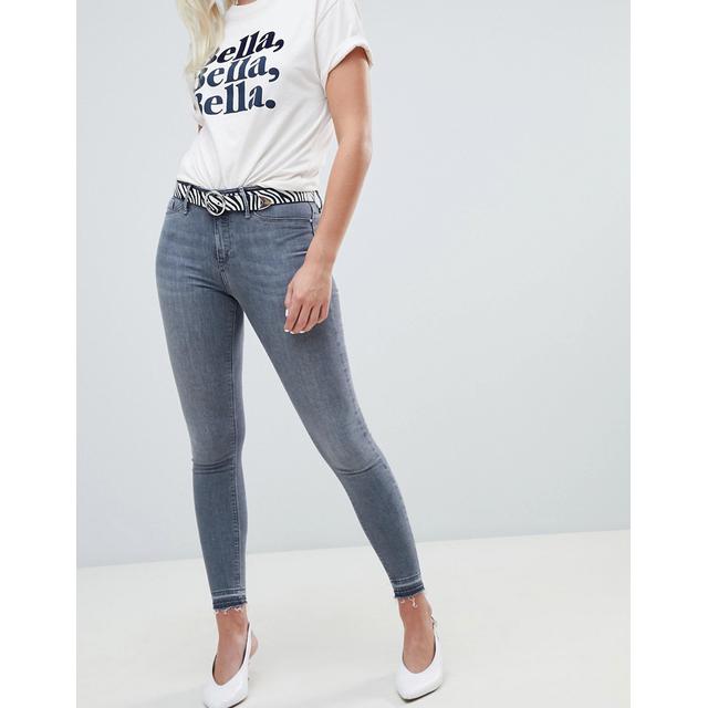 River Island Molly Graue Skinny Jeans Grau From Asos On 21 Buttons