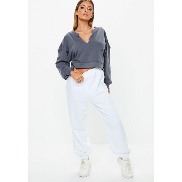 White Joggers Missguided on Sale, UP TO 