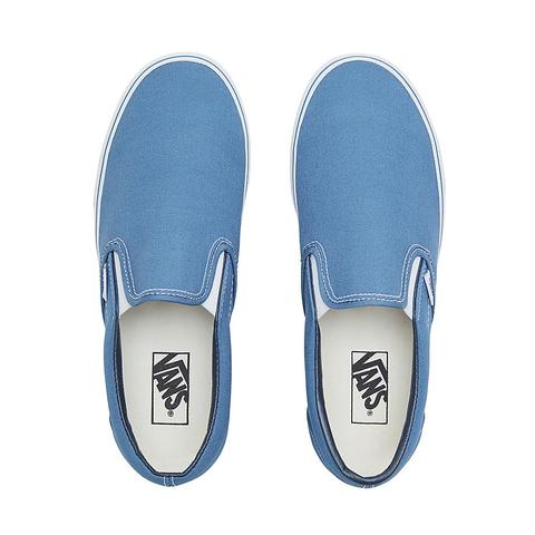 vans slip on mujer azul