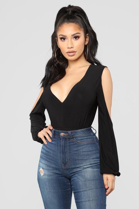 Not Serious Bodysuit - Black