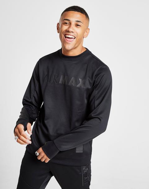 Nike Air Max Crew Sweatshirt - Black 