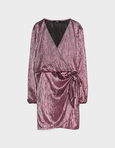 Vestido Corto Plisado