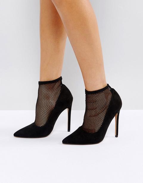 Asos - Polished - Scarpe A Calza Con Tacco Alto - Nero