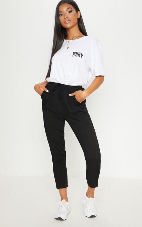 Diya Black Casual Trouser