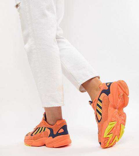 Adidas Originals Yung-1 Trainers In Orange