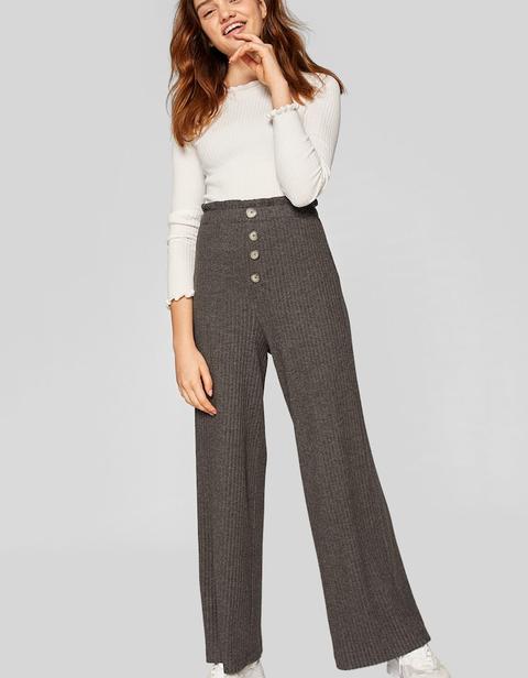 Pantalón Cropped Canalé