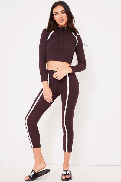 Megan Mckenna Plum Loungewear Set