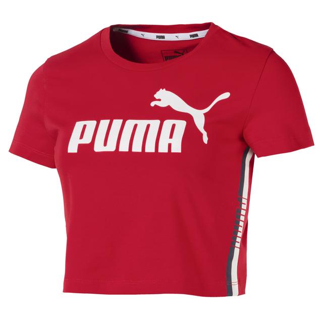 Camiseta Corta Con Cinta Del Logo De Mujer From Puma On 21 Buttons
