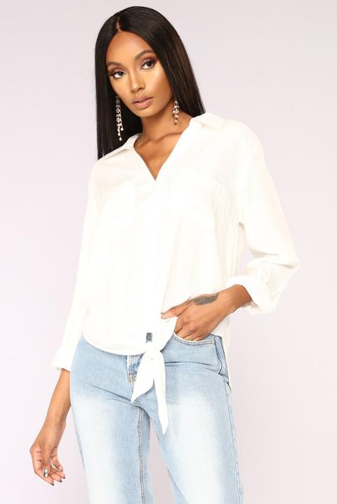 Like A Pro Top - Off White