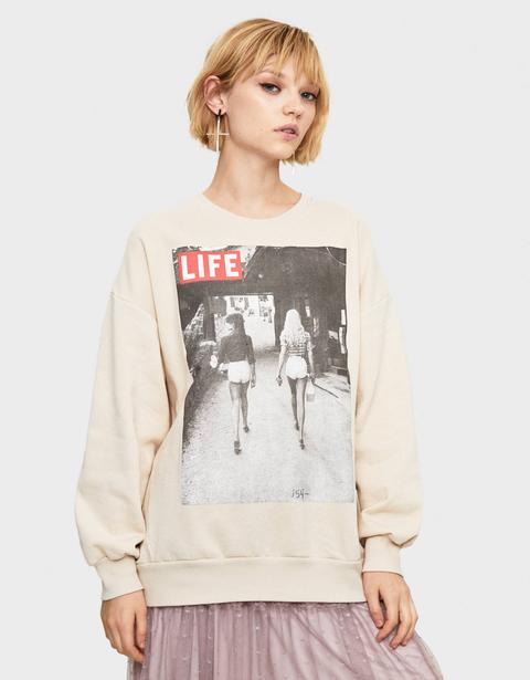 Sudadera Con Estampado