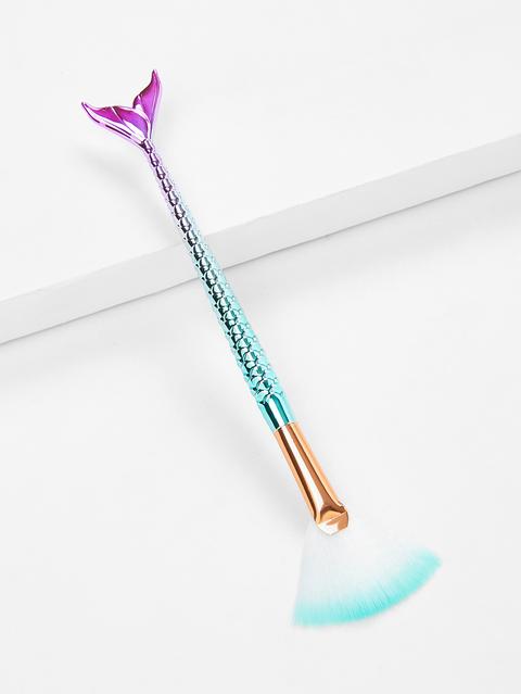 Ombre Mermaid Shaped Makeup Brush