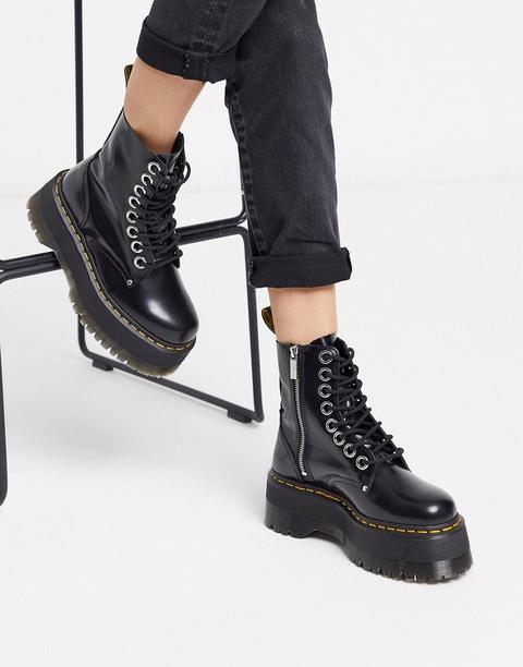 Dr Martens - Jadon Max - Bottines Chunky À Semelle Plateforme - Noir