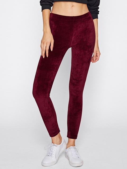 Skinny Velvet Leggings