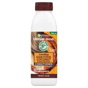 Garnier Ultimate Blends Hair Food Coconut Conditioner 350ml Smoothing Coconut