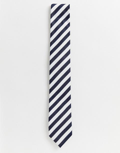 Selected Homme Wedding Tie In Stripe