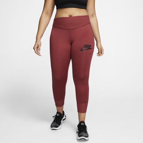 Nike Talla Grande - Fast Mallas De Running De 7/8 - Mujer - Rojo