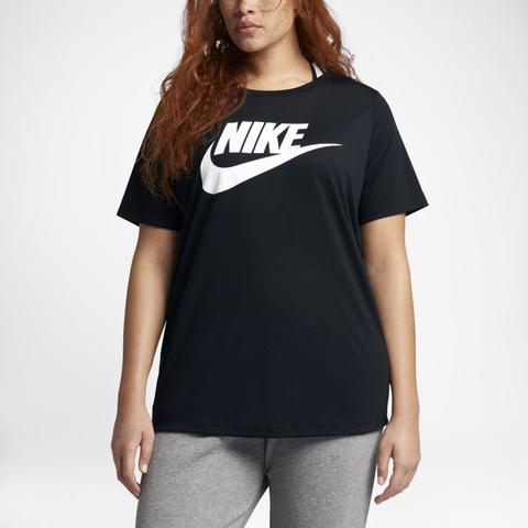 T-shirt Nike Sportswear Essential - Donna (taglia Plus) - Nero