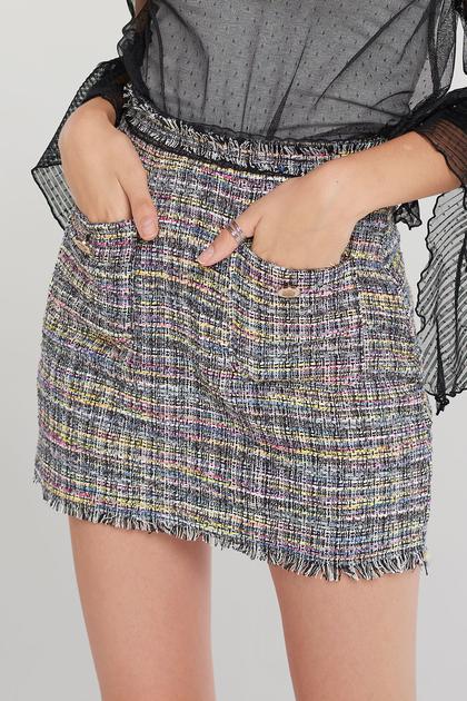 Tweety Mini Tweed Skort-2 Colors