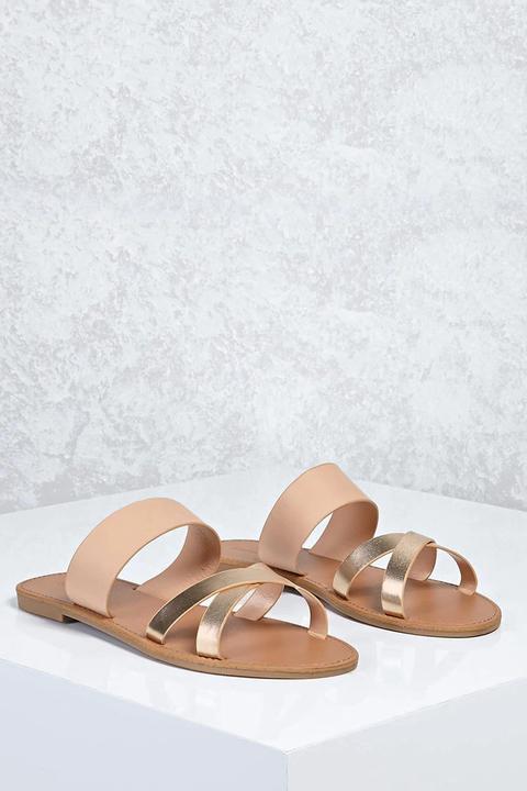 Faux leather sandals forever sales 21