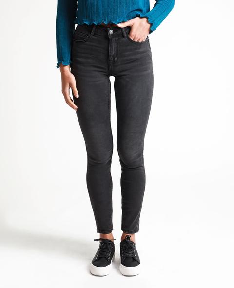 Jeans Skinny Talle Alto Mujer