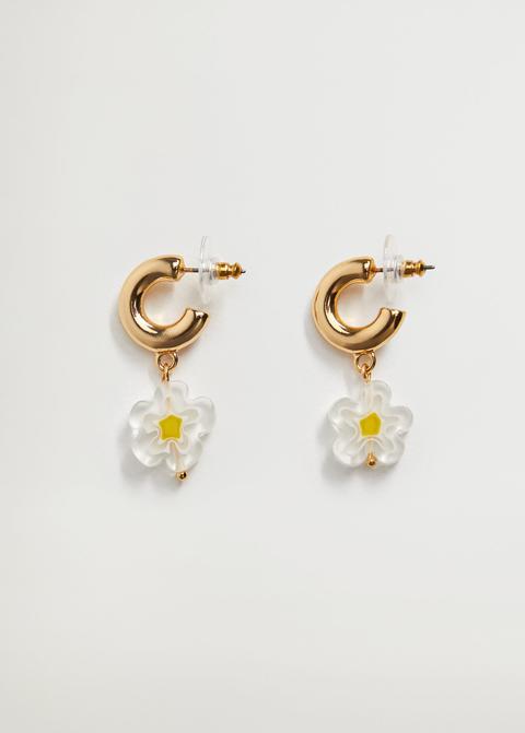 Pendientes Aro Flores