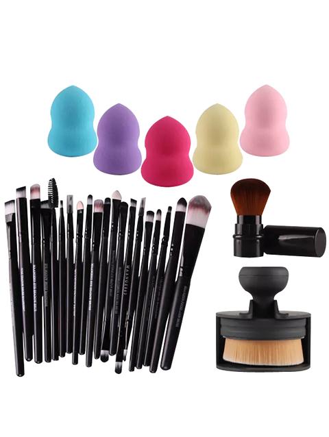 20 Pz Pennello Di Trucco Per Occhi Set + Bellezza Blander + Pennello Di Fondazione + Pennello Per Blush