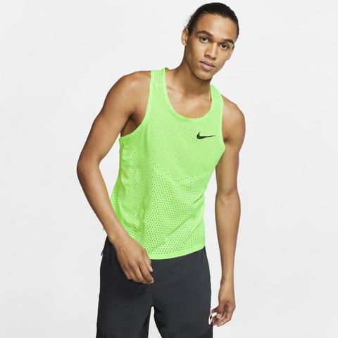 Nike Aeroswift Camiseta De Running - Hombre - Verde de Nike en 21 Buttons