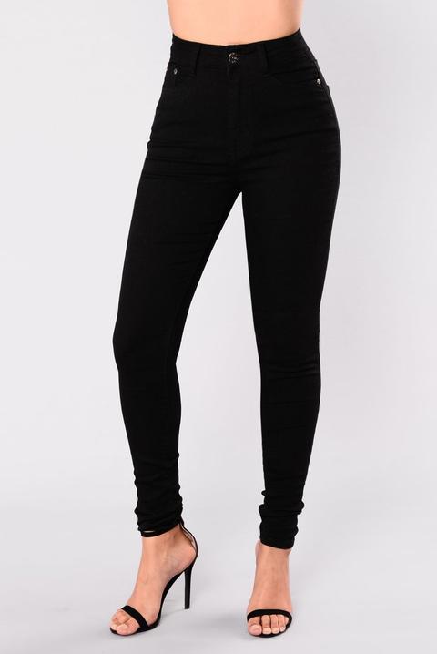 Scottsdale High Waist Skinny Jeans - Black