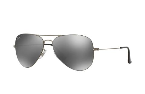 ray ban aviator flat metal