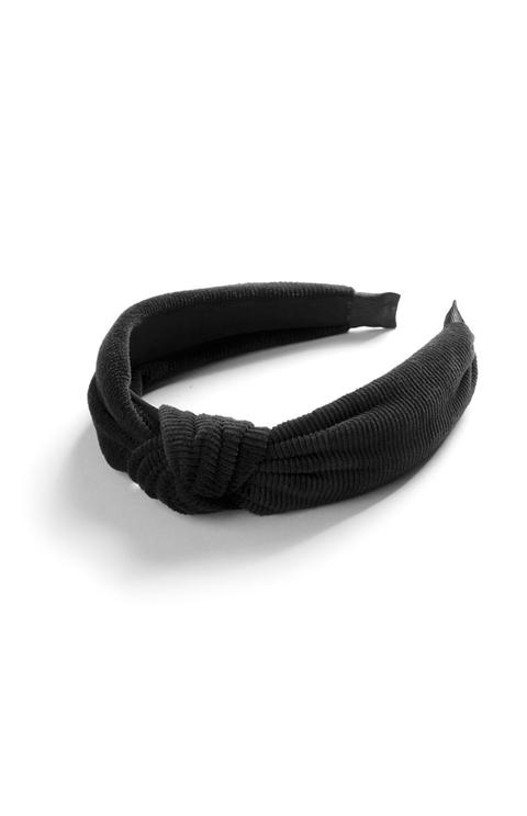 Cerchietto Nero Con Nodo