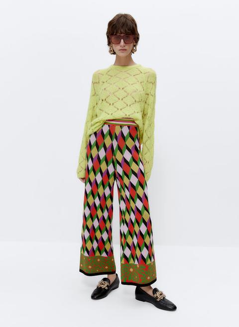 Pantalón Punto Jacquard