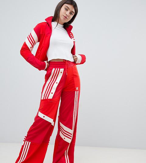 Pantalones De Chándal Rojos Desestructurados De Adidas Originals X Danielle Cathari de ASOS en Buttons