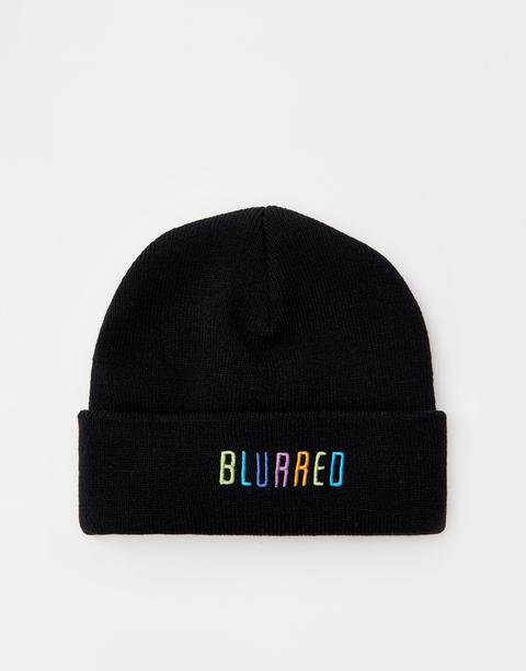 Gorro Negro Texto &quot;blurred&quot;