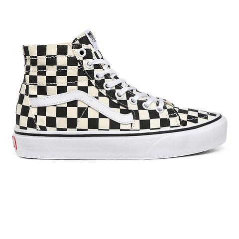 Vans Zapatillas Checkerboard Sk8-hi Tapered ((checkerboard) Black/white) Mujer Negro