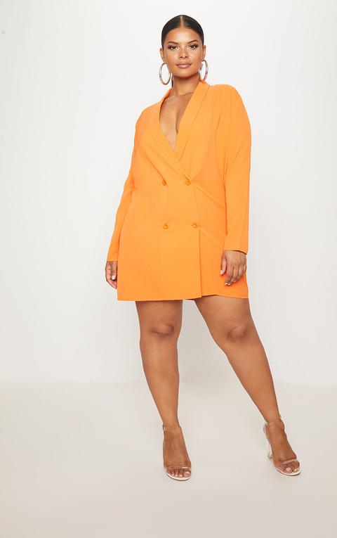 robe blazer orange