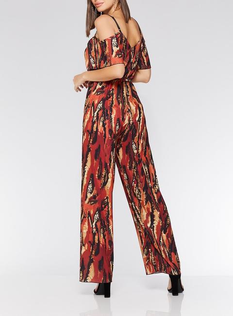 quiz rust jumpsuit
