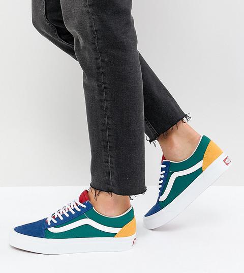 Vans Old Skool - Sneakers In Colourblock Primari - Multicolore