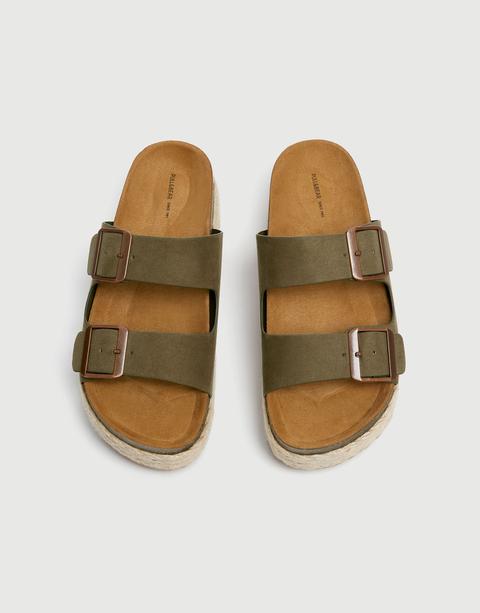 sandalia bloque yute